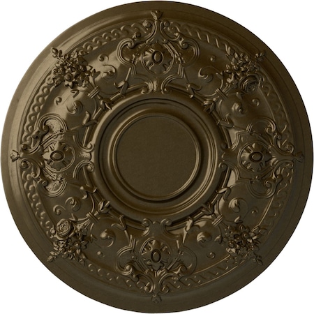 Darnay Ceiling Medallion (Fits Canopies Up To 7 1/4), Hand-Painted Brass, 29 1/4OD X 2P